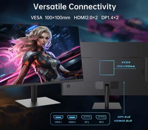 Best 1440p Monitors Budget Gaming 2026 Guide KTC H32T13 Design 490x430 
