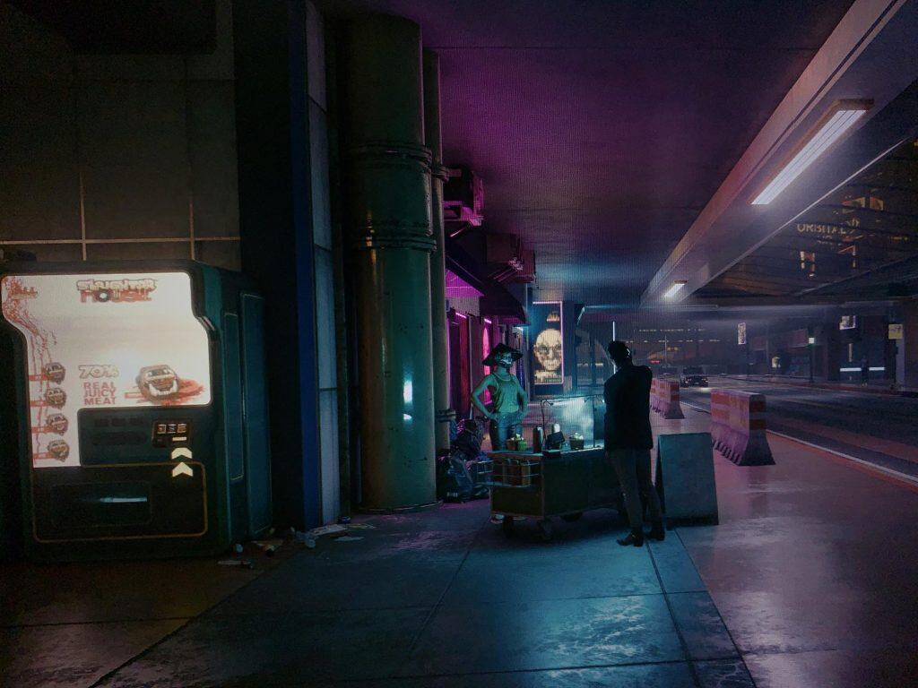 KTC M27T6 Cyberpunk 2077 Test Off immediately after changing local dimming to it