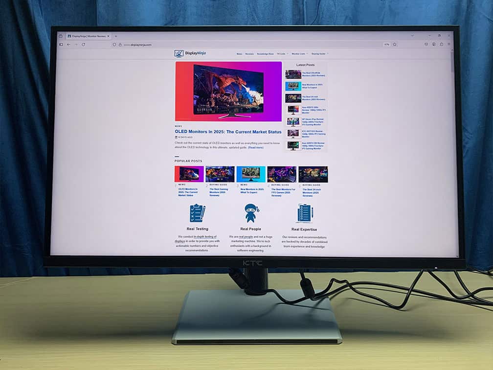 KTC M27T6 DisplayNinja Review