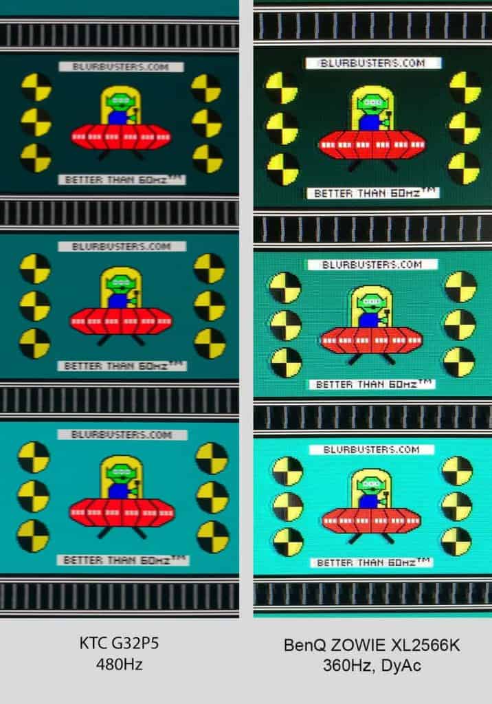 KTC G32P5 vs BenQ XL2566K