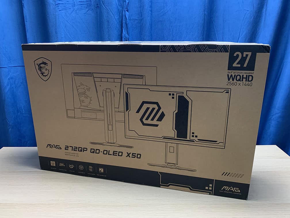 MSI MAG 272QP QD OLED X50 Unboxing