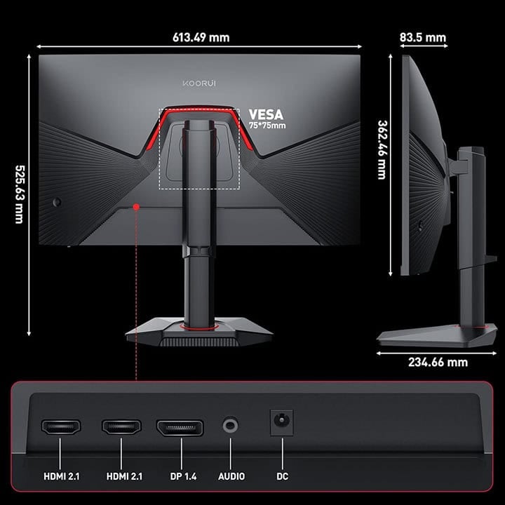 Koorui G2741L Design
