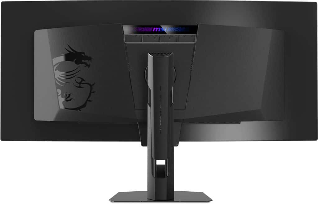 MPG 341CQR QD OLED X36 Rear View