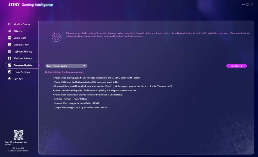 MSI MPG 271QR QD OLED X50 Gaming Intelligence 3