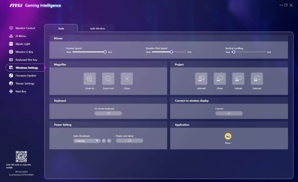 MSI MPG 271QR QD OLED X50 Gaming Intelligence 4