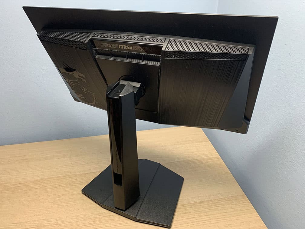 MSI MPG 271QR QD OLED X50 Rear View