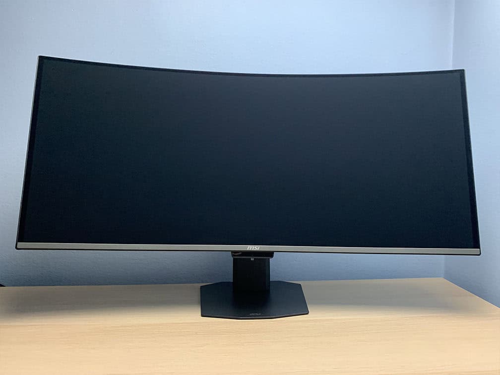 MSI MPG 341CQR QD OLED X36 Front View