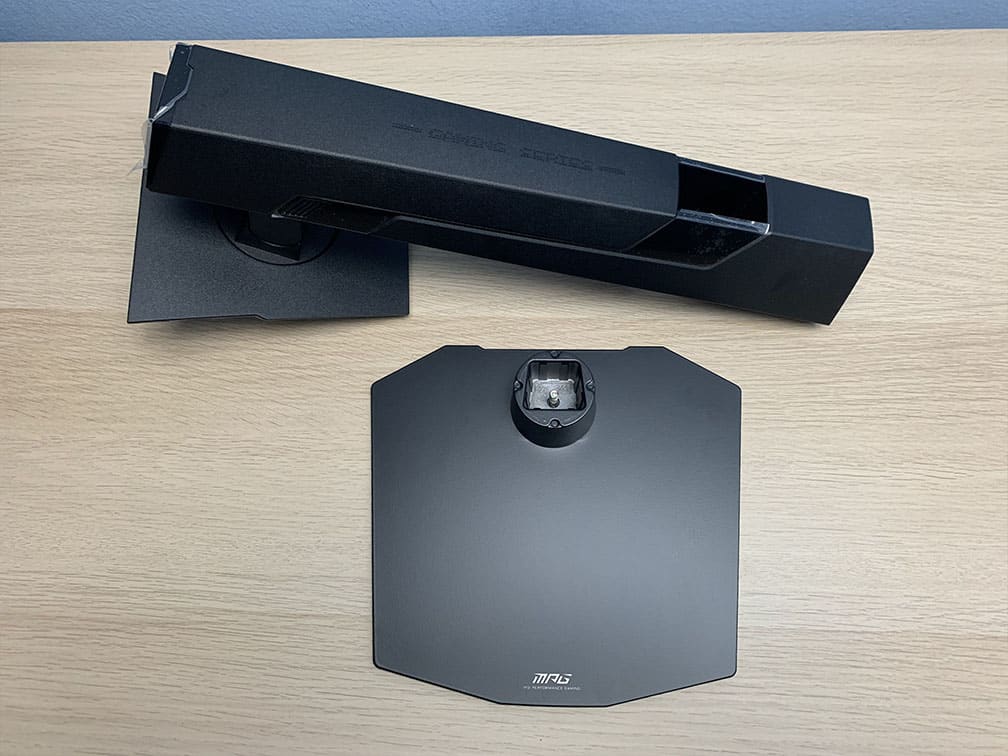 MSI MPG 341CQR QD OLED X36 Stand