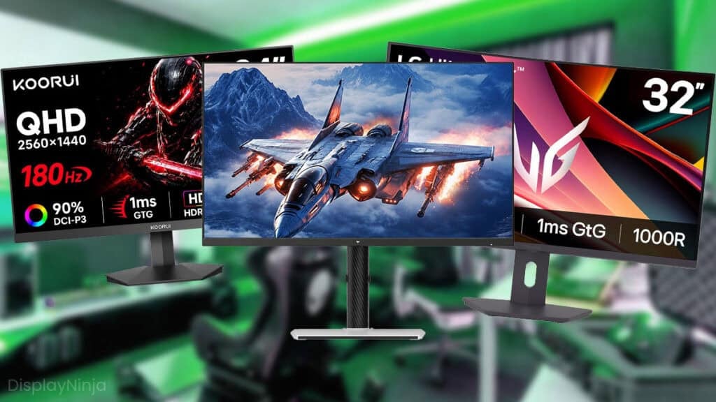 Best Gaming Monitor 2026 Guide Reviews Display Ninja Best 1440p 144Hz Gaming Monitors 2026 1024x576 