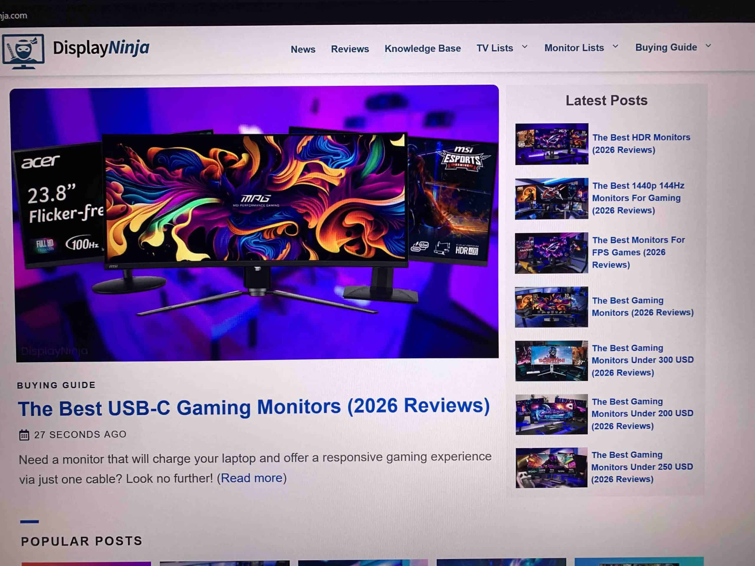 KTC H27P6 4K Comparison