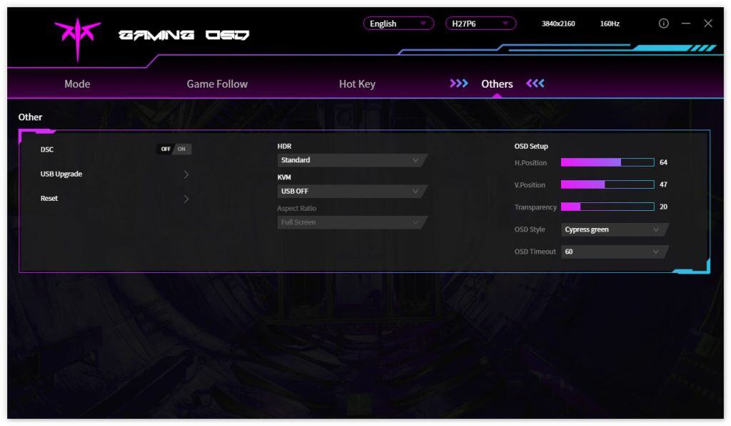 KTC H27P6 MCC Application
