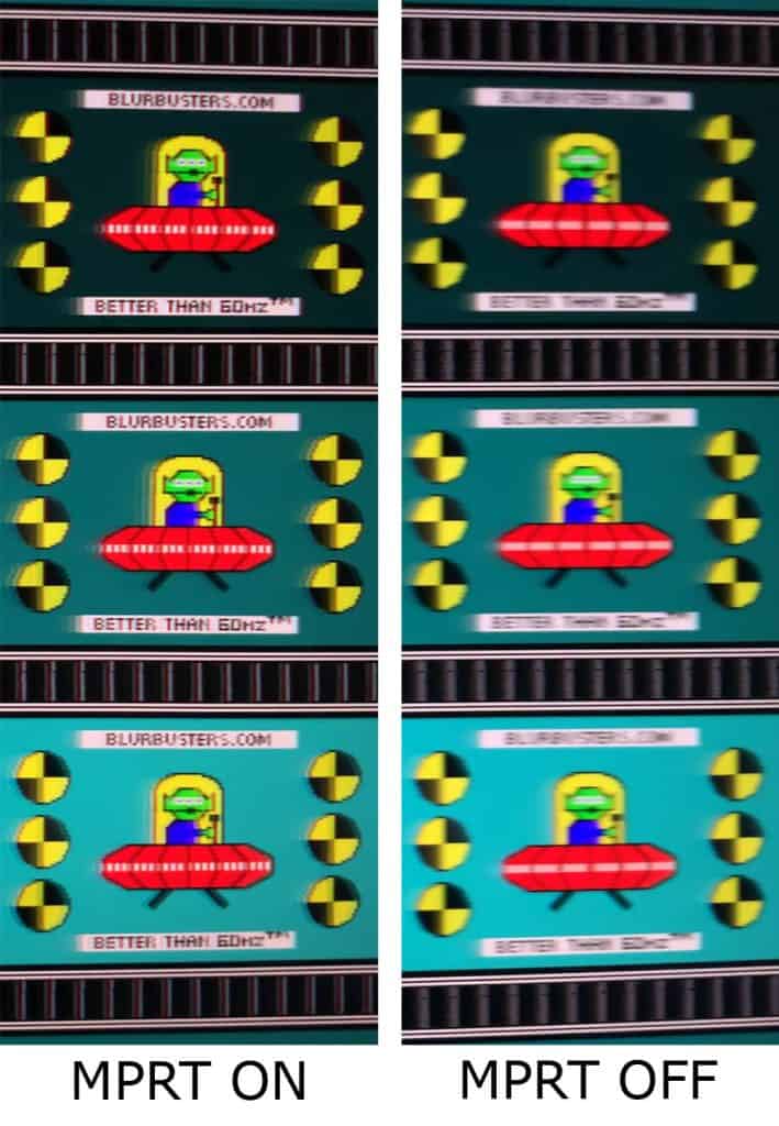 KTC H27P6 MPRT On vs Off 320Hz