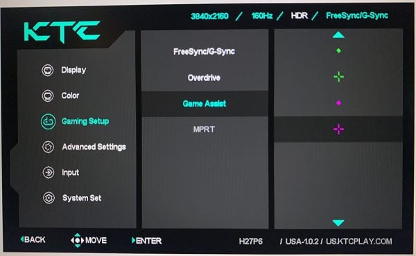 KTC H27P6 OSD Menu 9