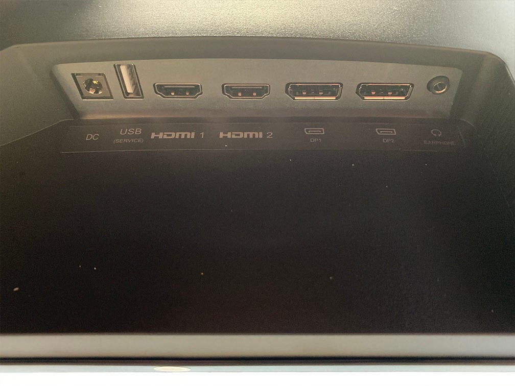 KTC H34S5 Ports