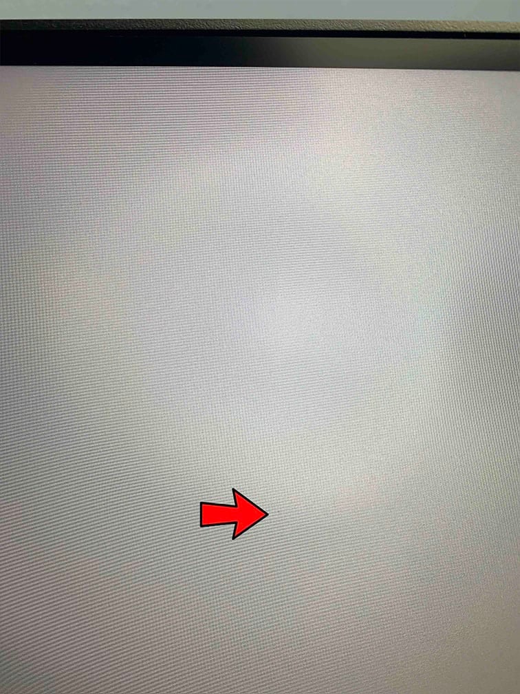 KTC H32P22P QC Issue Top Center