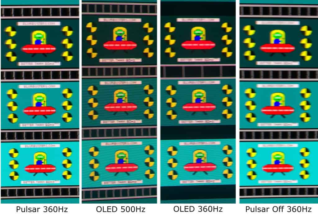 500Hz OLED vs 360Hz G Sync Pulsar