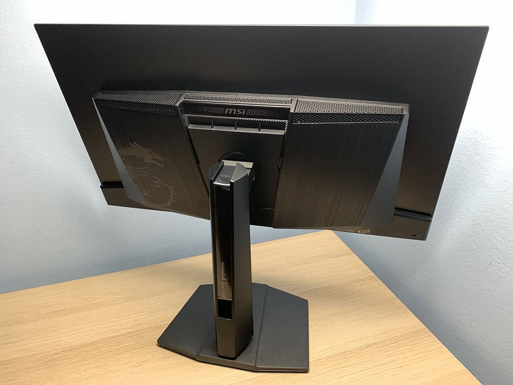 MSI MPG 322UR QD OLED X24 Rear View