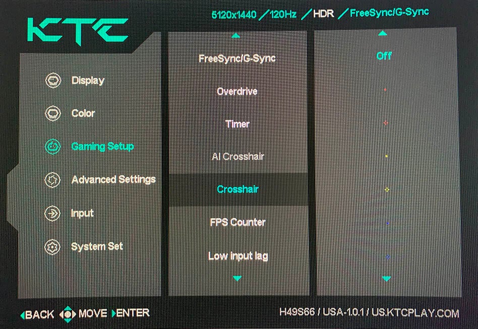 KTC H49S66 Crosshair Overlays 2