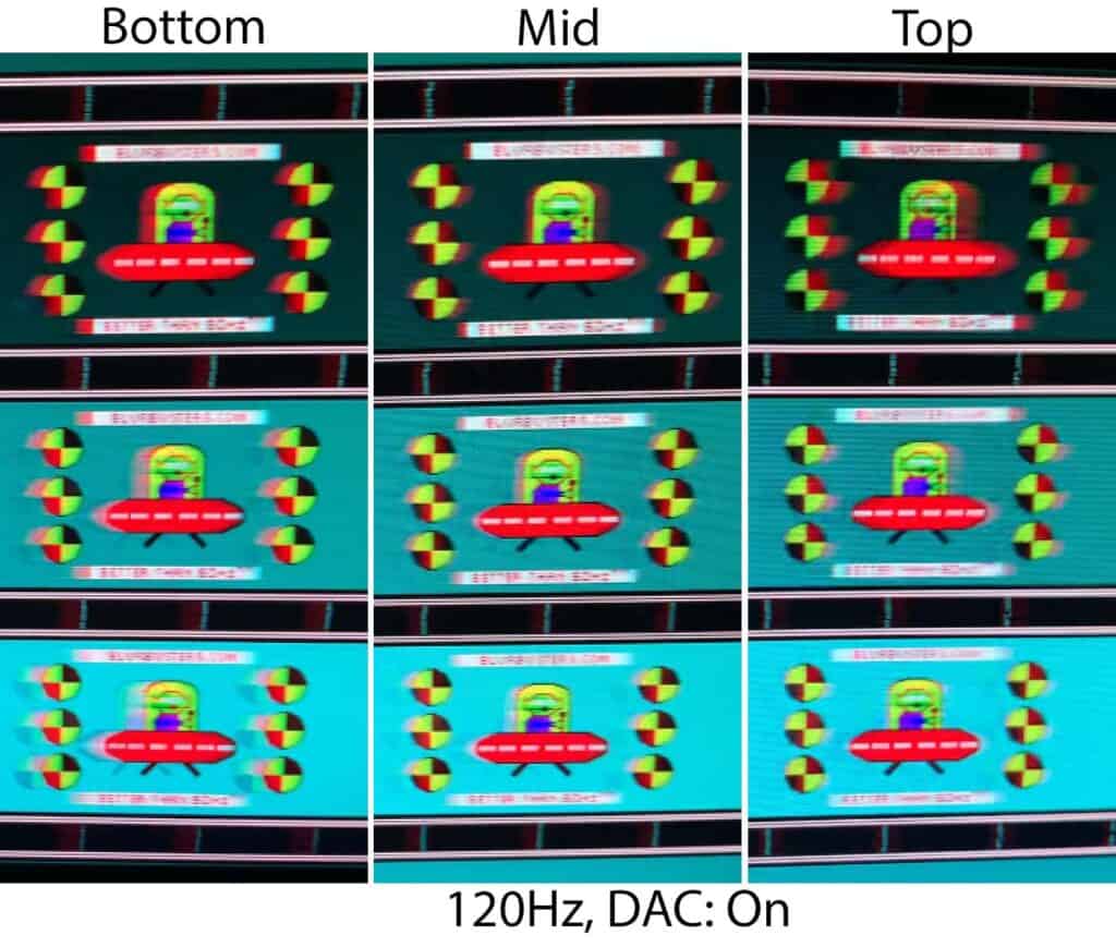 120Hz KTC 25M1 Strobing