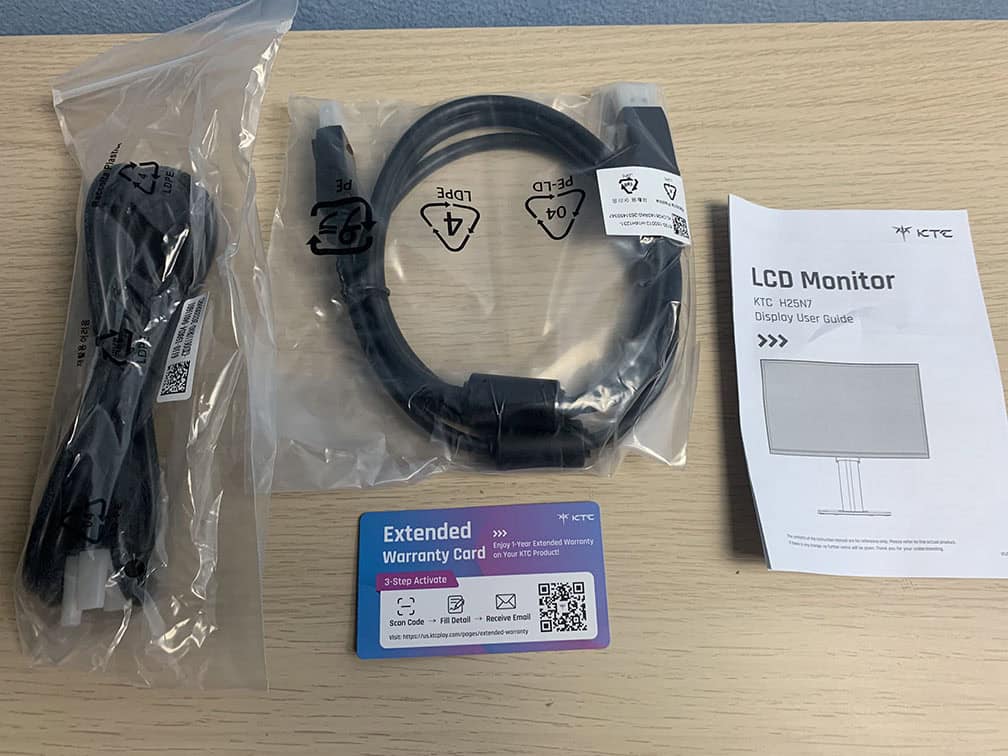 KTC 25M1 Cables