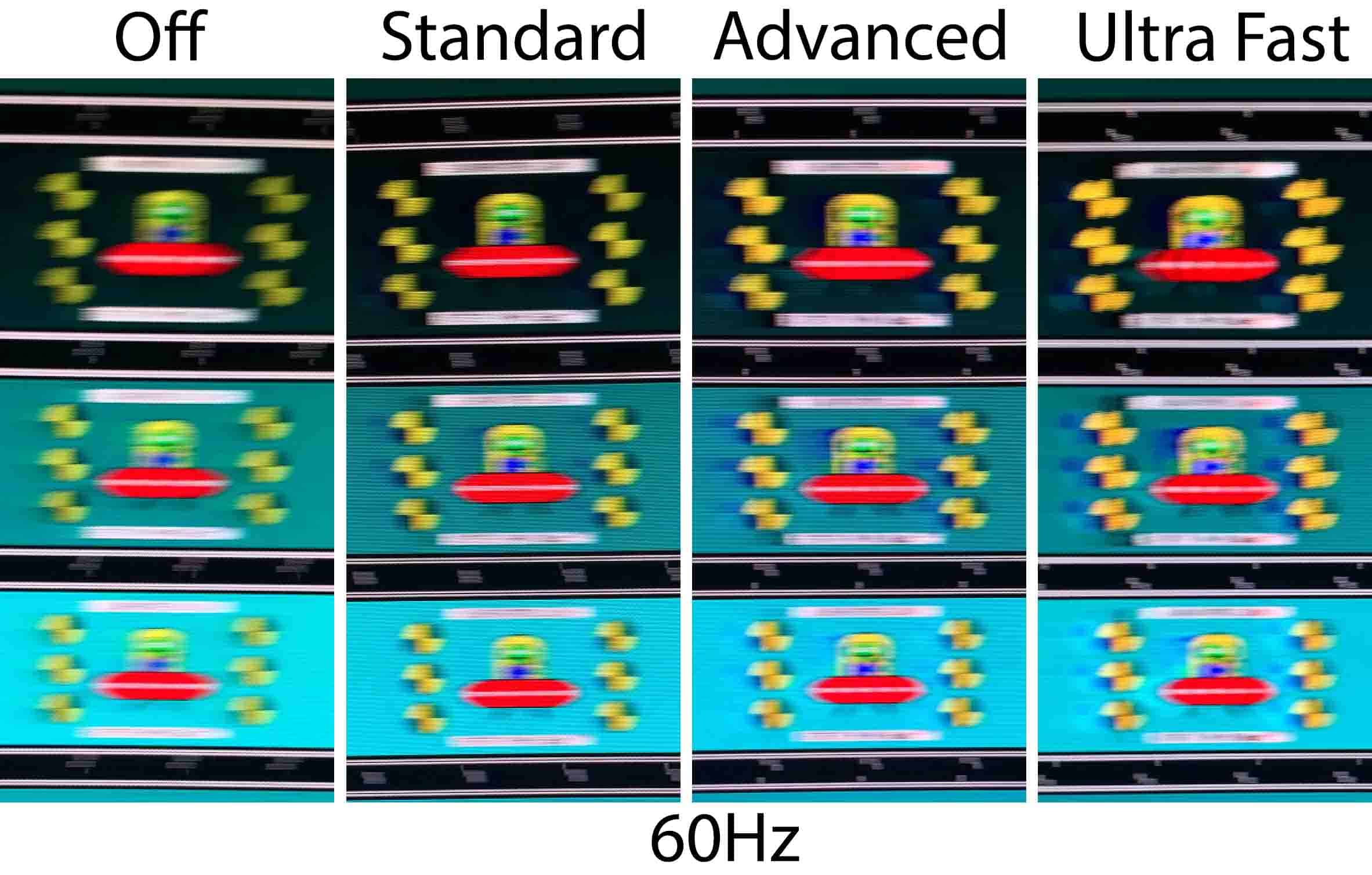 KTC 25M1 UFO Ghosting Test 60Hz