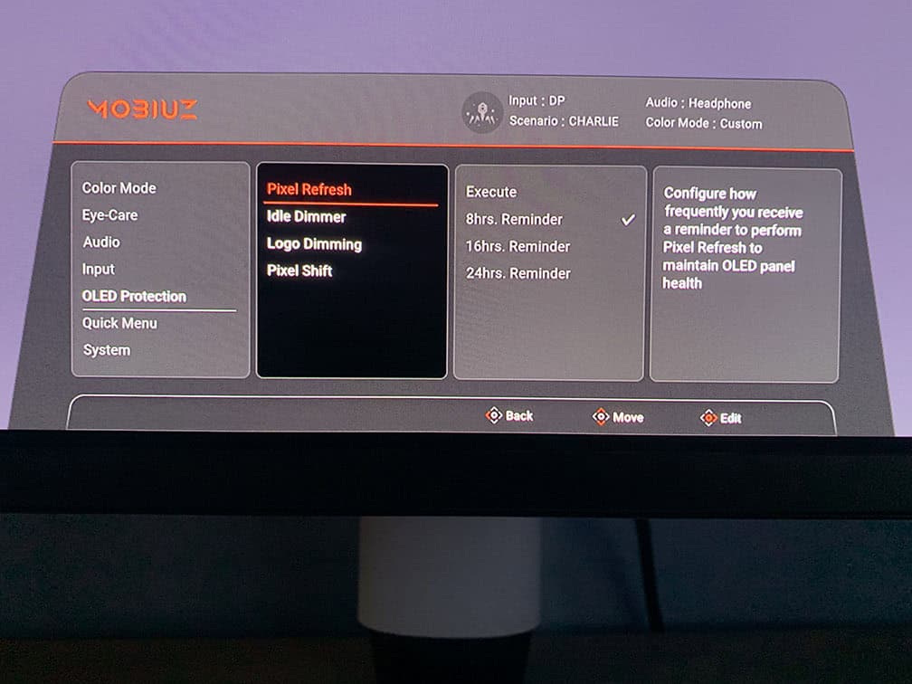 BenQ EX271UZ OSD Menu 4