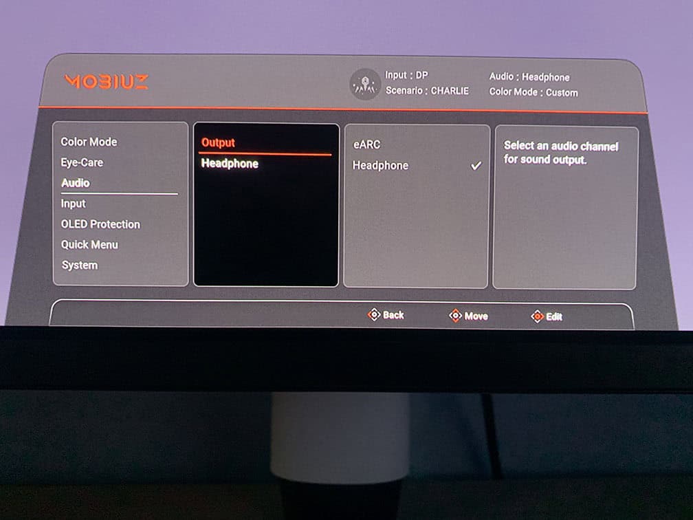 BenQ EX271UZ OSD Menu 6