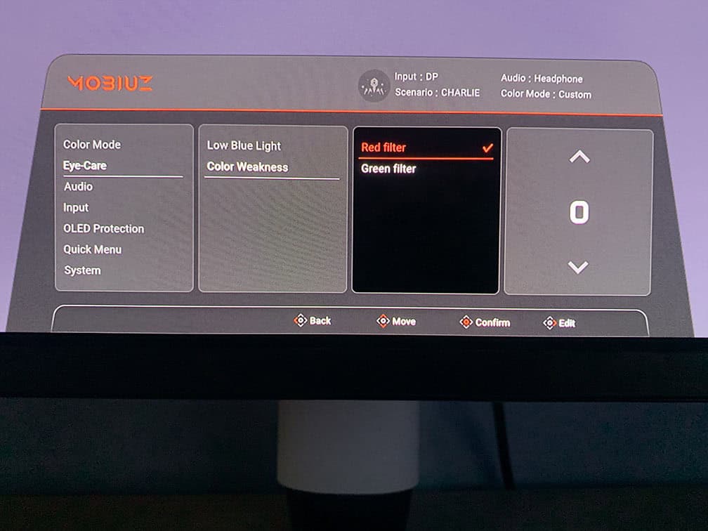 BenQ EX271UZ OSD Menu 7