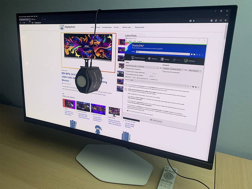 BenQ EX271UZ and Calibrite Colorimeter