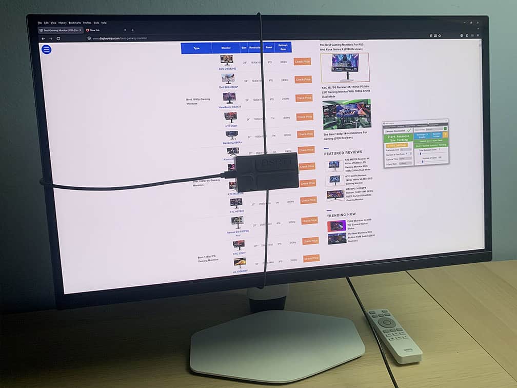 BenQ EX271UZ and OSRTT