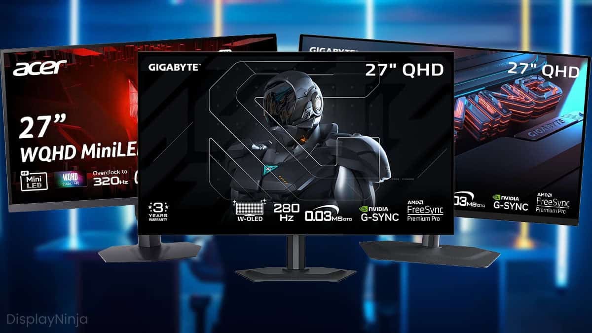 Best 1440p 240Hz Gaming Monitors