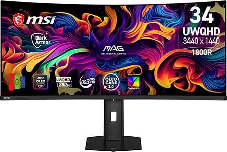 MSI MAG 341CQP QD OLED X28