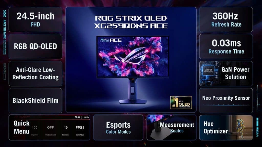 ASUS XG259QDNS Ace