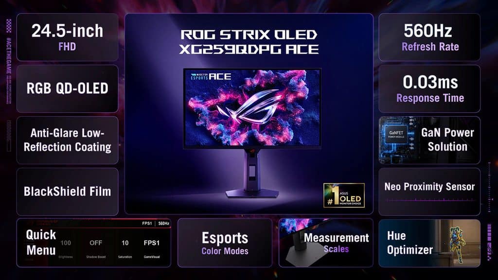 ASUS XG259QDPG Ace