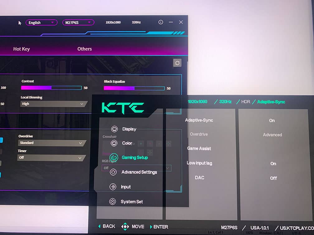 KTC M27P6S Locked OD in Dual Mode